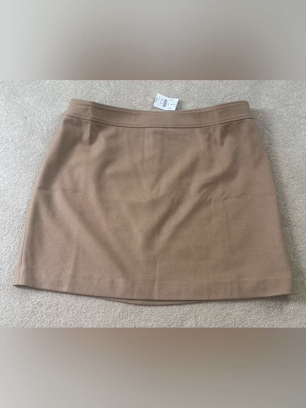 J CREW Camel wool-blend Skirt $74